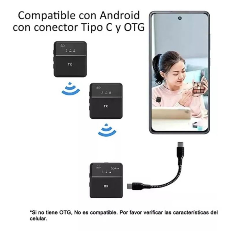 AMPED WIRELESS - Micrófonos Inalámbrico De Solapa Profesional SX9