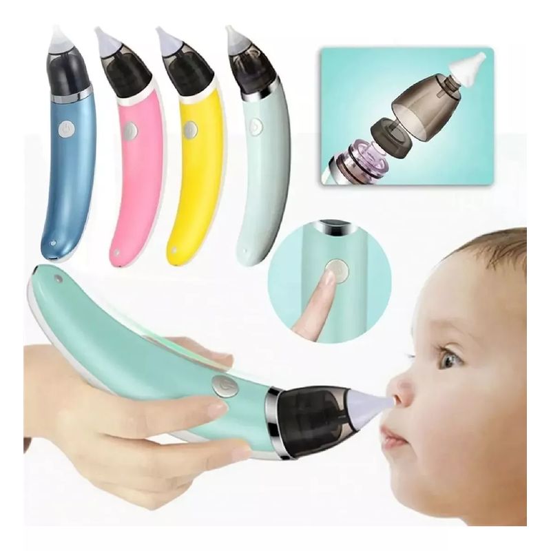 GENERICO - Aspirador Nasal Para Bebes Saca Mocos Extractor Eléctrico