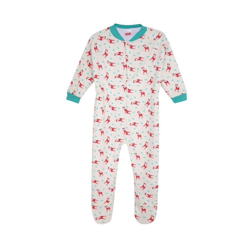 SANTANA - Pijama Enteriza Niña Crema