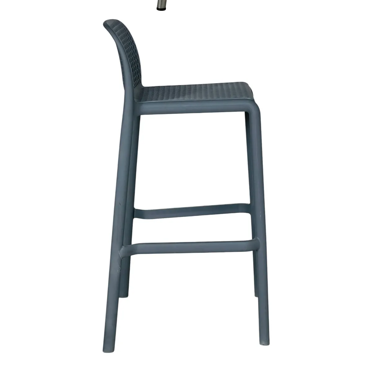 GENERICO - Silla Lecco Para Barra Color Gris_.