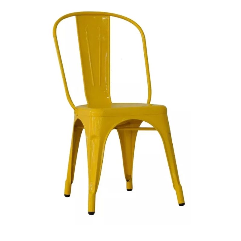 GENERICO - SILLA MEALICA TOLIX Base Amarillo