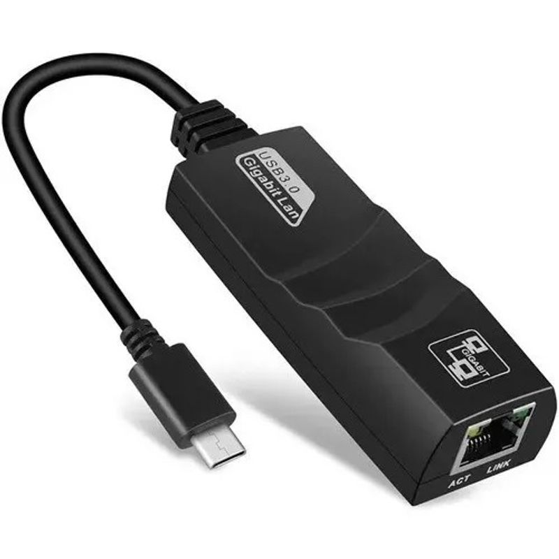 GENERICO - Adaptador Convertidor Usb C A Rj45 Lan Gigabit 101001000