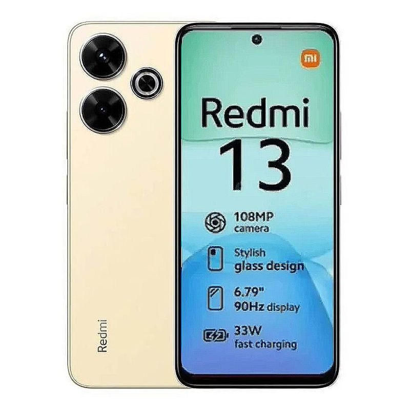 XIAOMI - Celular Xiaomi Redmi 13 128GB 6GB RAM Dorado