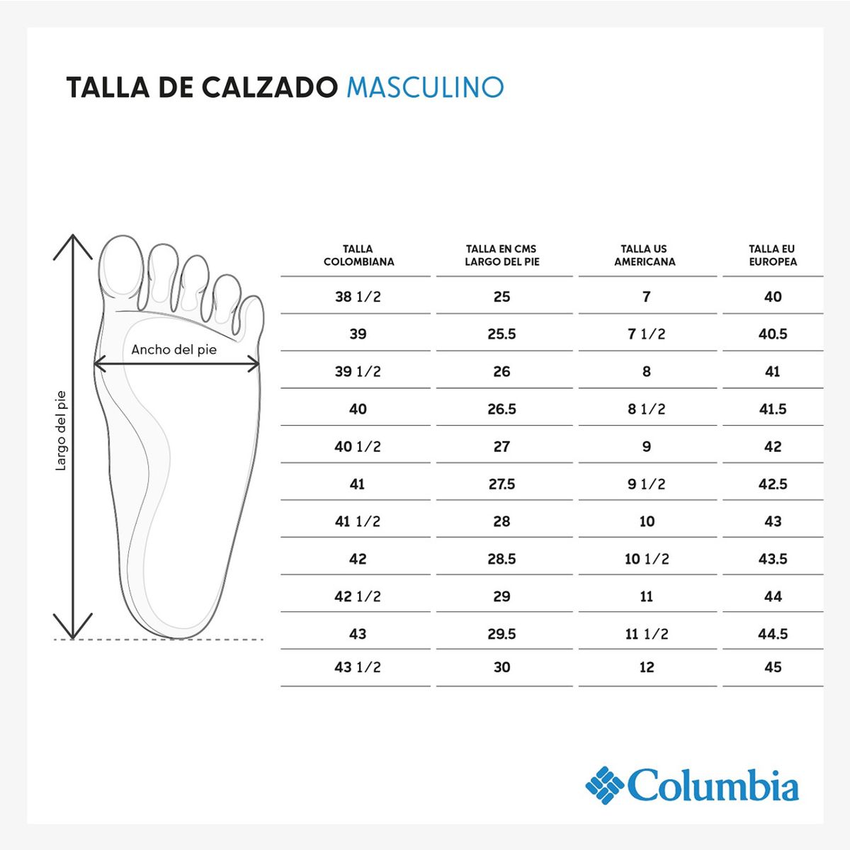 COLUMBIA - Tenis Hombre Columbia Konos Featherweight Negro COLUMBIA