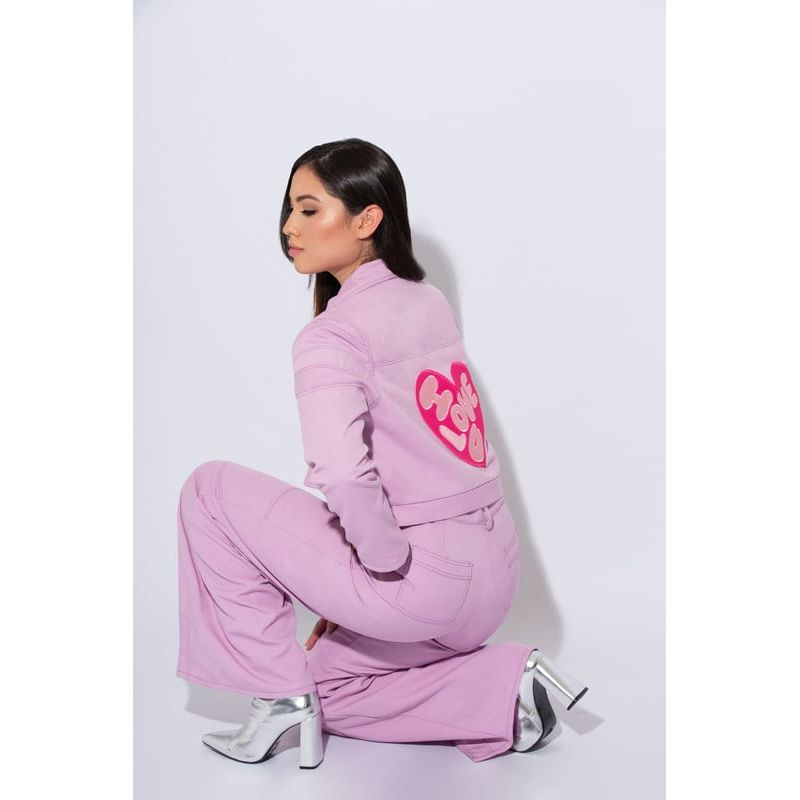 HAKISTORM - Chaqueta I LOVE U lila
