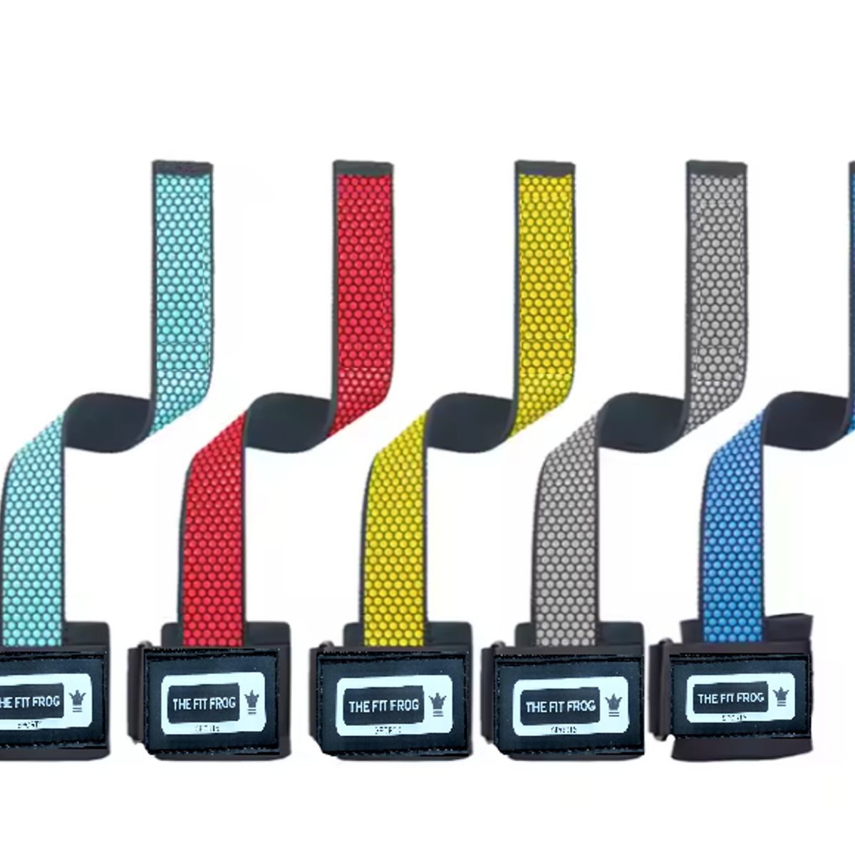 GENERICO - Straps Correas Levantamiento Pesas Gym The Fit Frog Set X2