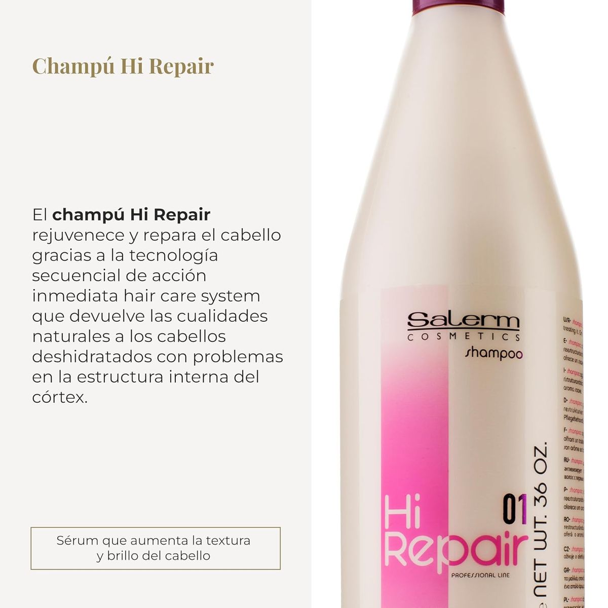 SALERM - Salerm Shampoo Hi Repair 1L
