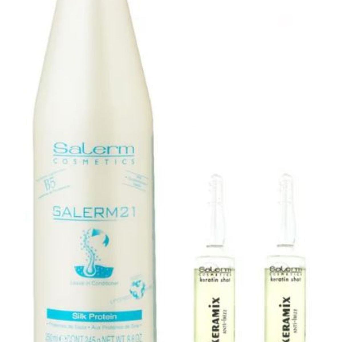 SALERM - 2 Ampollas Keramix + Salerm 21 Kit