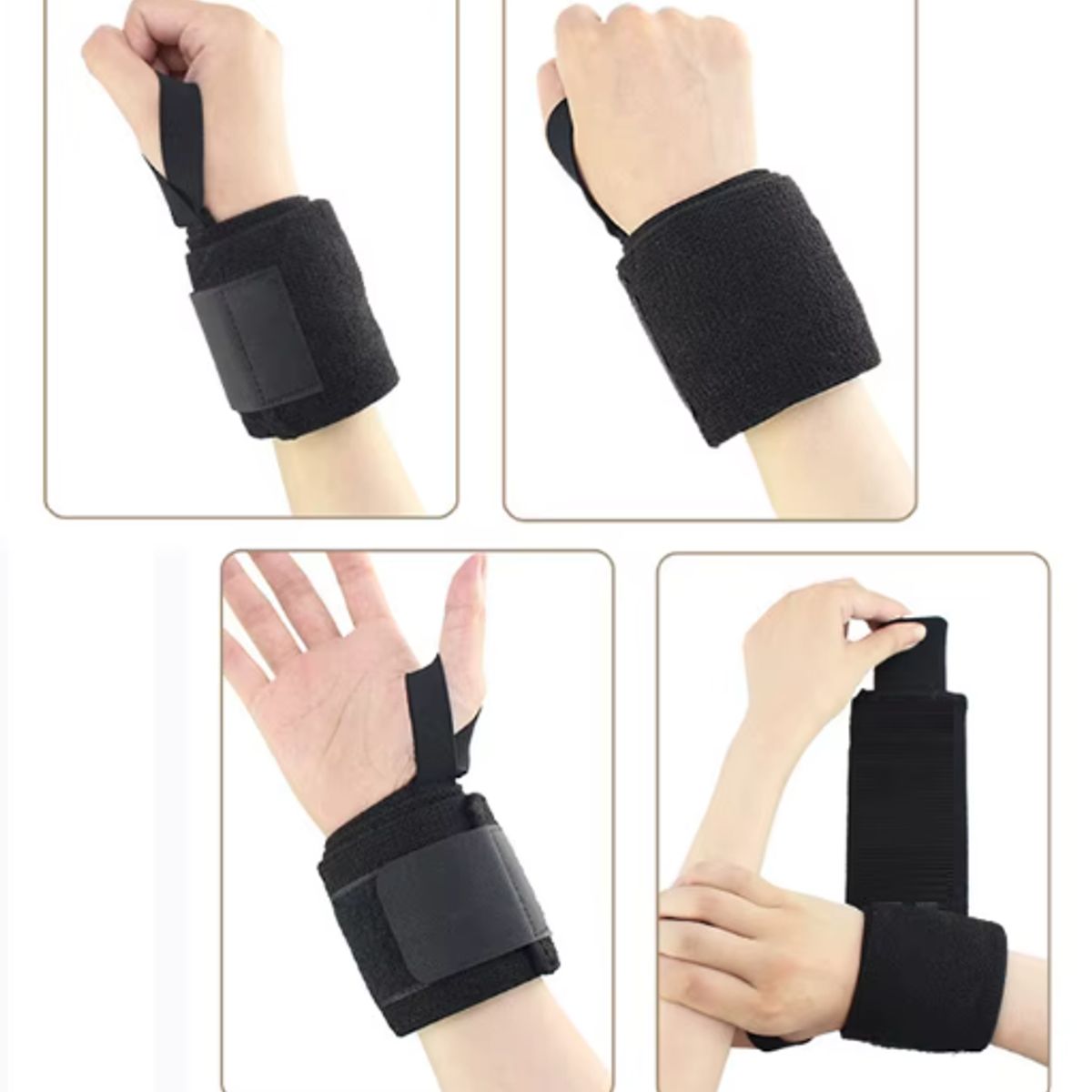 GENERICO - Muñequeras x2 The Fit Frog Gym Entrenamiento Crossfit Pesas