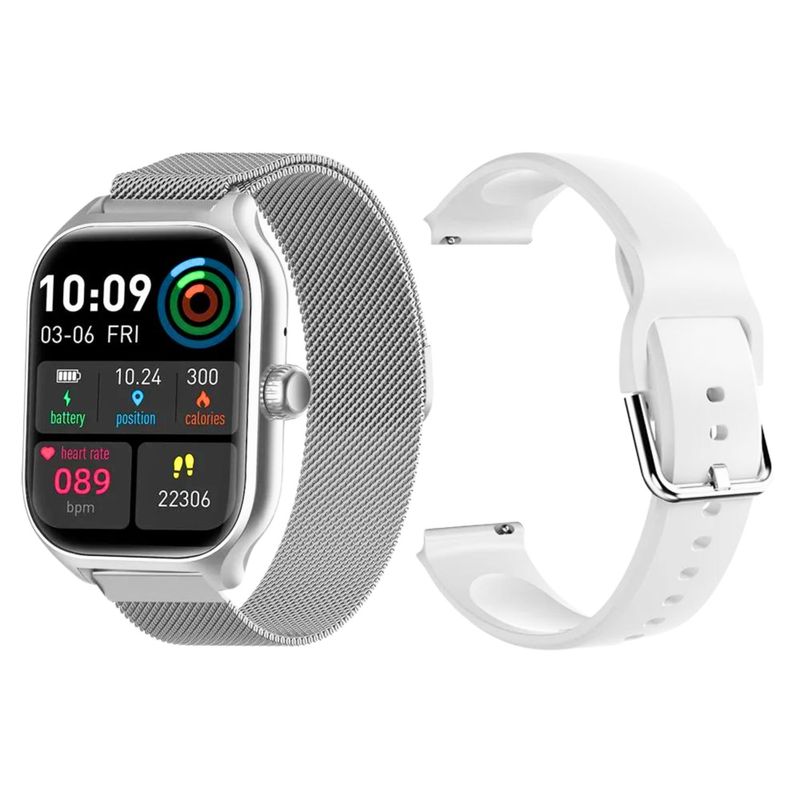 GENERICO - SmartWatch H10 para  hombre y  mujer Gris