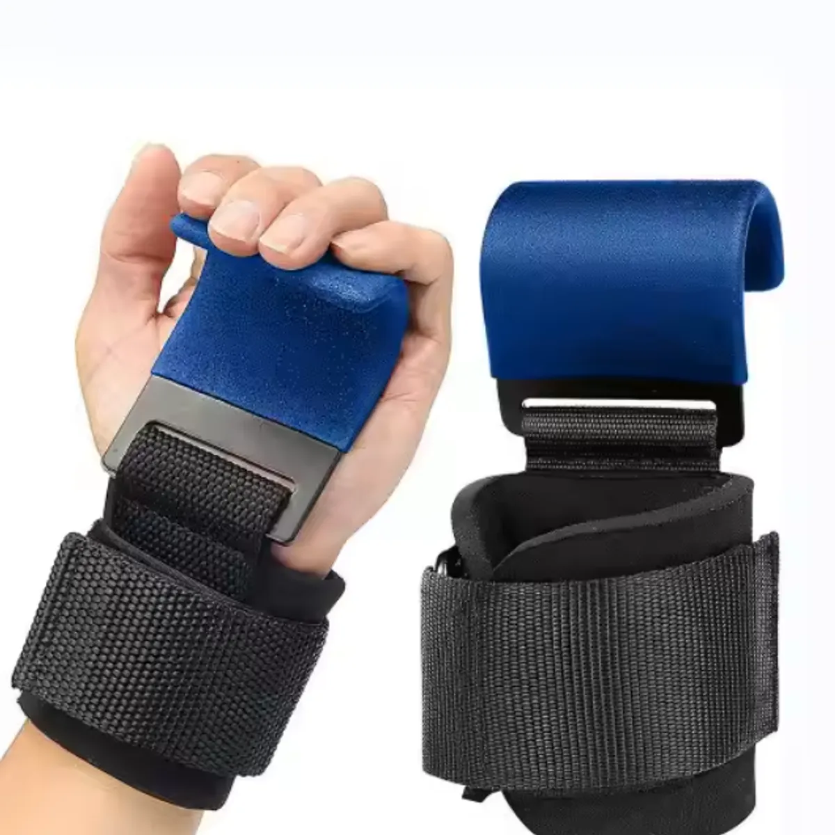 GENERICO - Straps De Gancho Guante Levantamiento De Pesas Gym verde