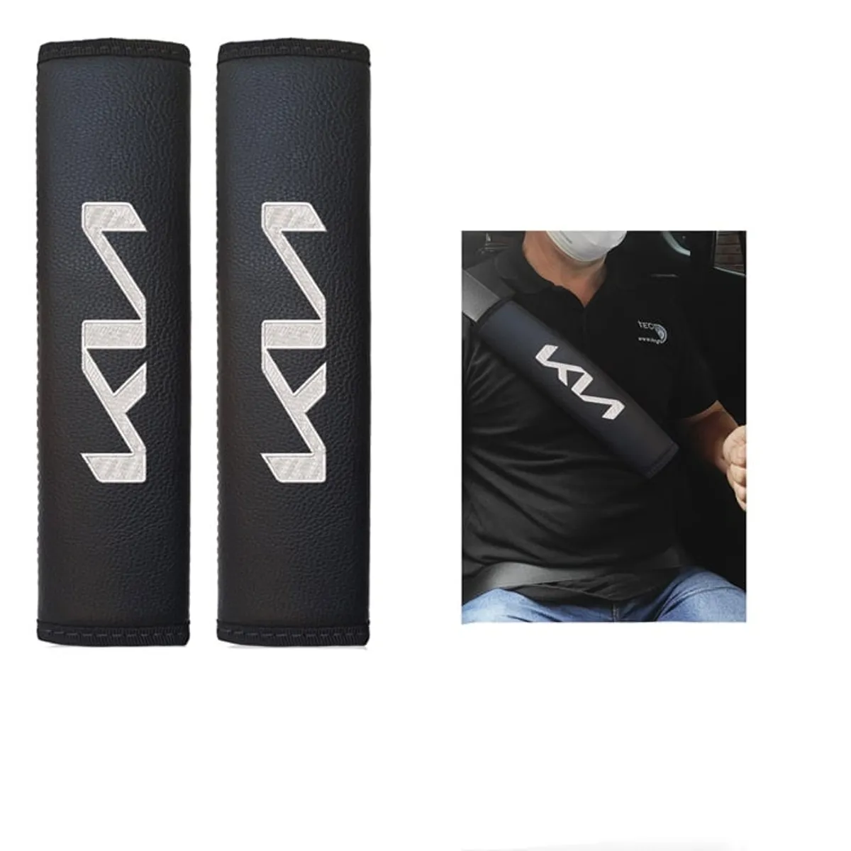 GENERICO - accesorios kia sportage picanto k3 almohadilla cinturon 2pcs