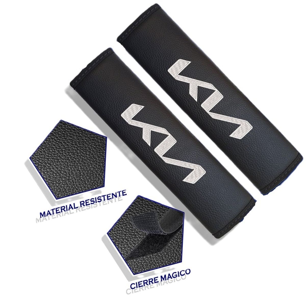 GENERICO - accesorios kia sportage picanto k3 almohadilla cinturon 2pcs
