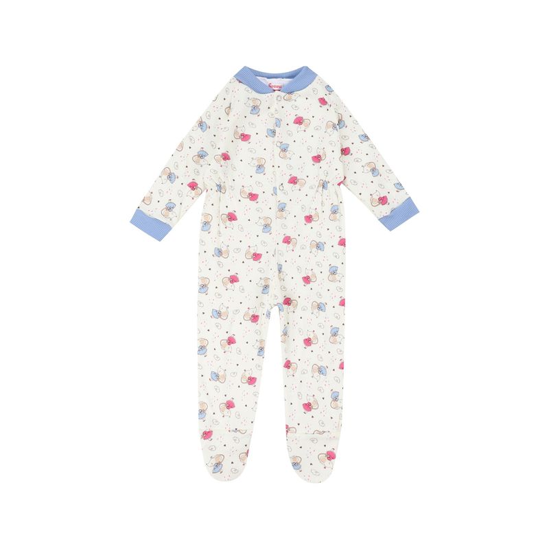 SANTANA - Pijama Enteriza Niña Azul