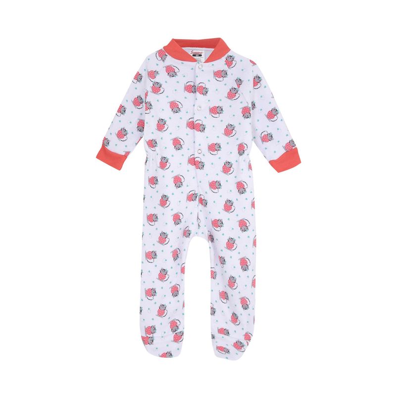SANTANA - Pijama Enteriza Niña Coral