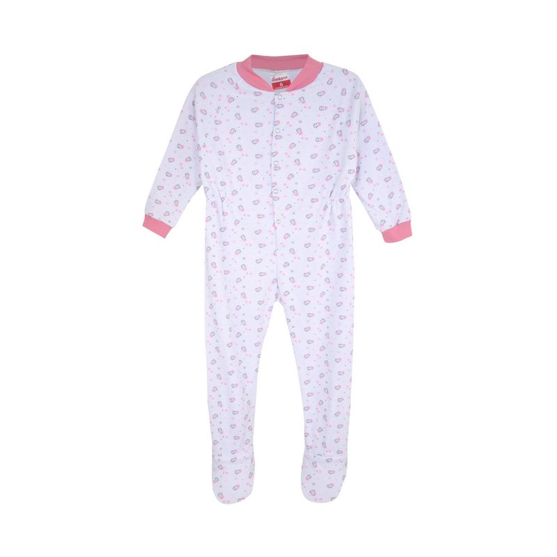 SANTANA - Pijama Enteriza Niña Palo Rosa