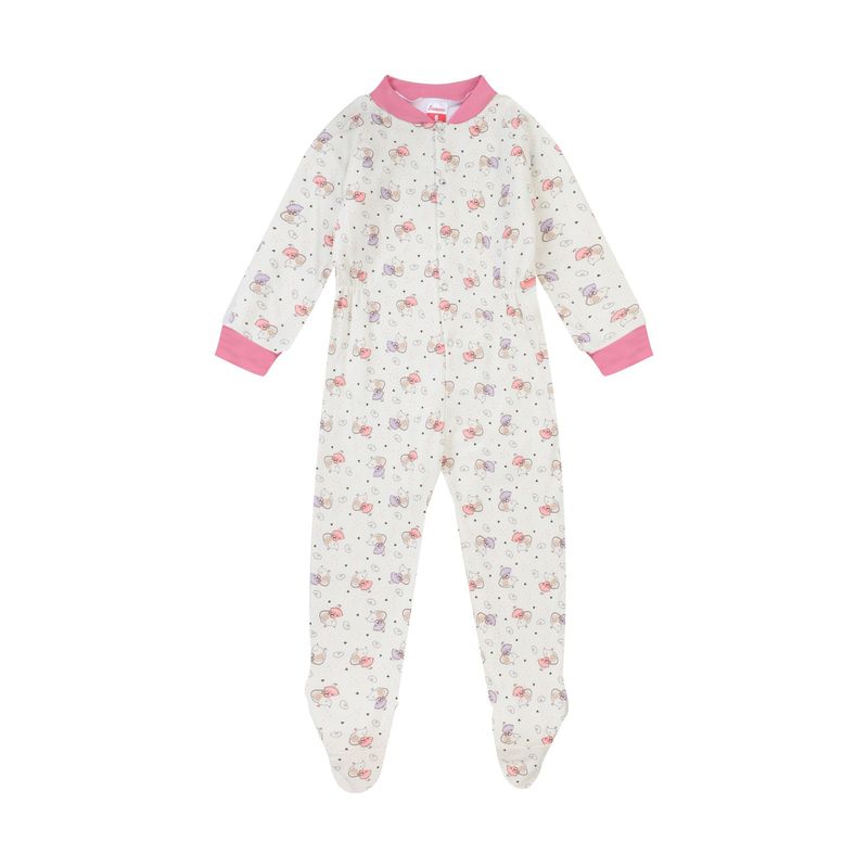 SANTANA - Pijama Enteriza Niña Rosa