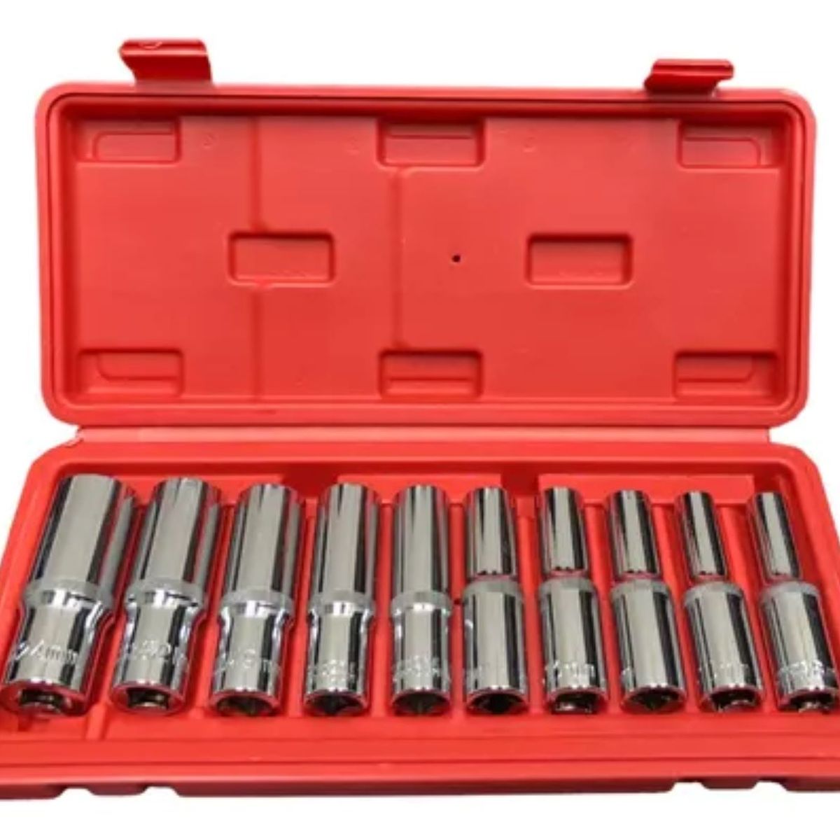 CHICAGO - Juego De Copas Largas Estriada 10 Piezas Cuadrante De 1/2