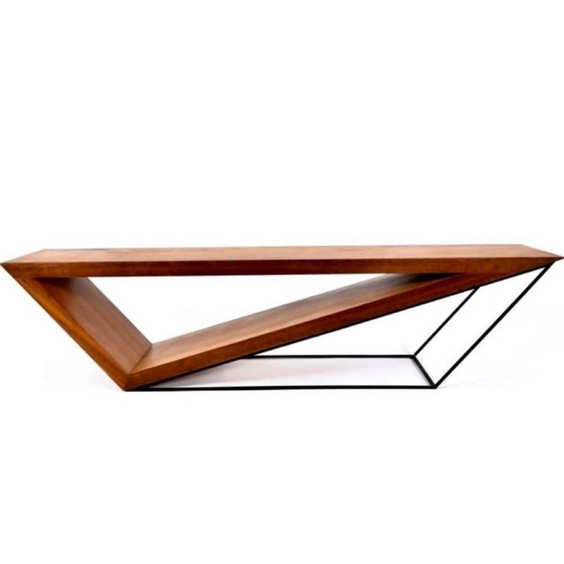 22 GRADOS DECORACION - Mesa Paula 100x60cm rustico industrial