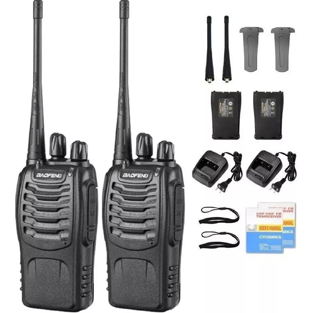 BAOFENG - Radio Walkie Talkie Baofeng Bf-888s Uhf X2 Batería 1500mah