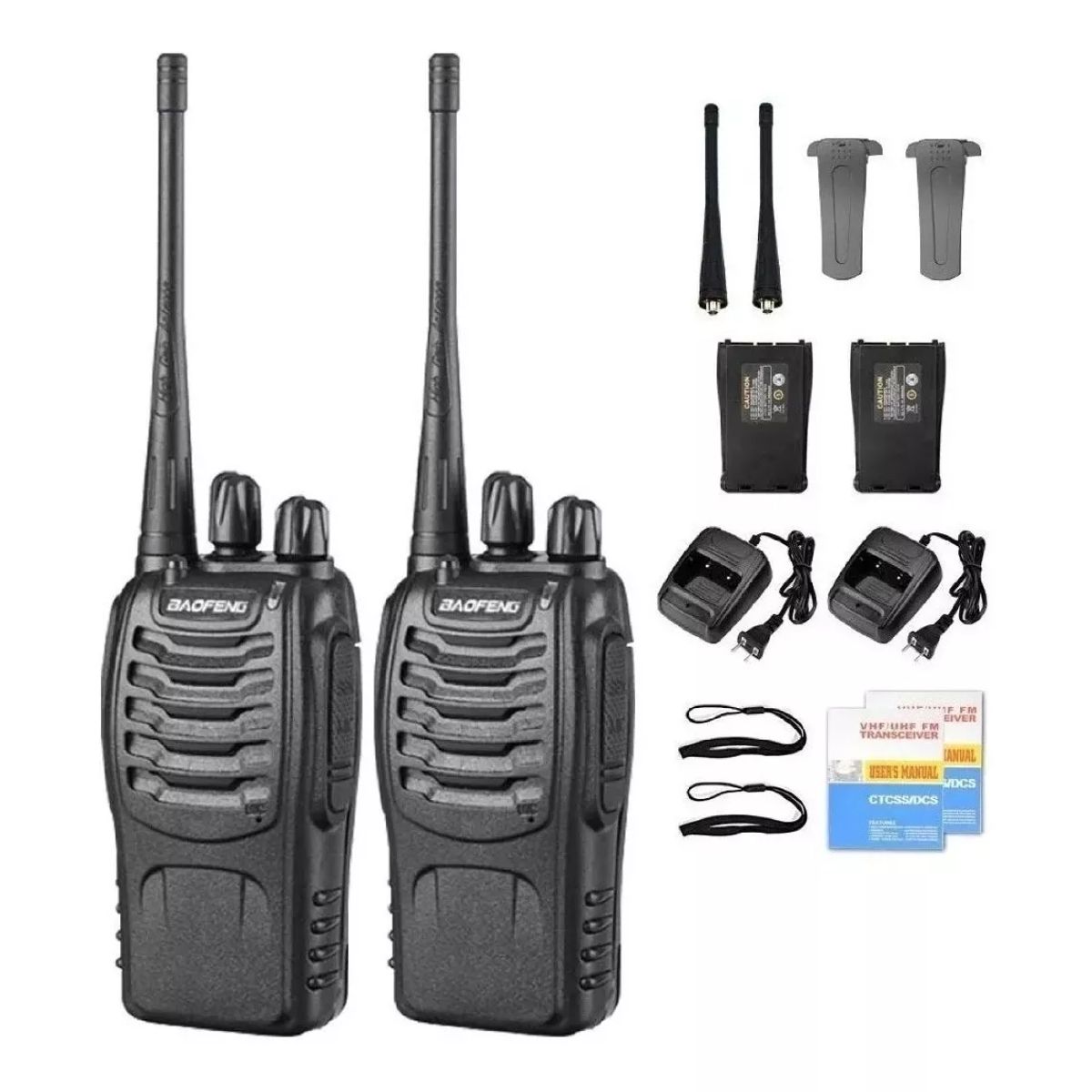 BAOFENG - Radio Walkie Talkie Baofeng Bf-888s Uhf X2 Batería 1500mah