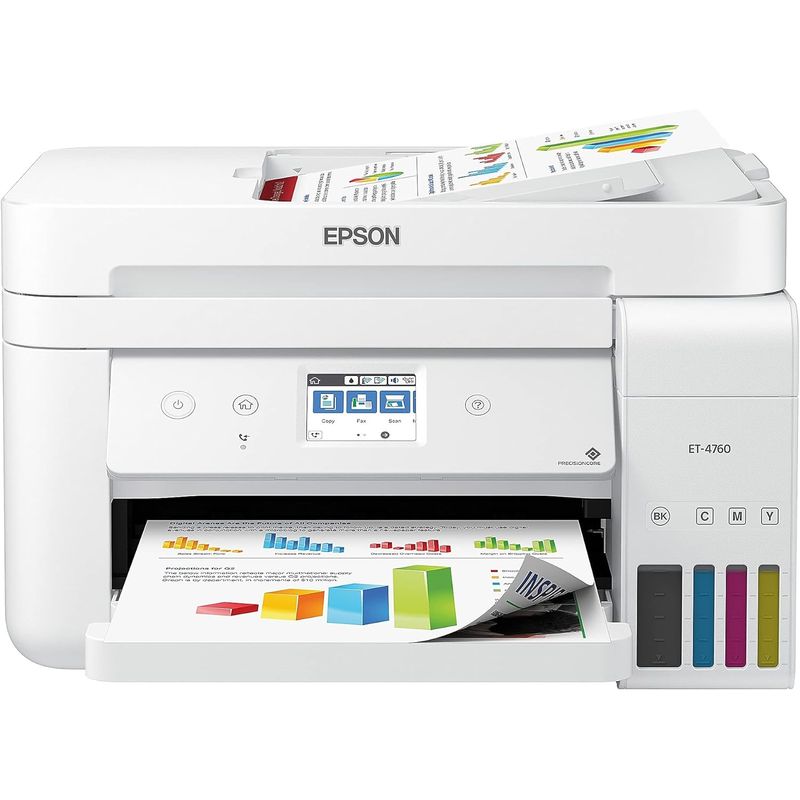 EPSON - Impresora Multifuncional Epson EcoTank ET-4760 ADF Fax