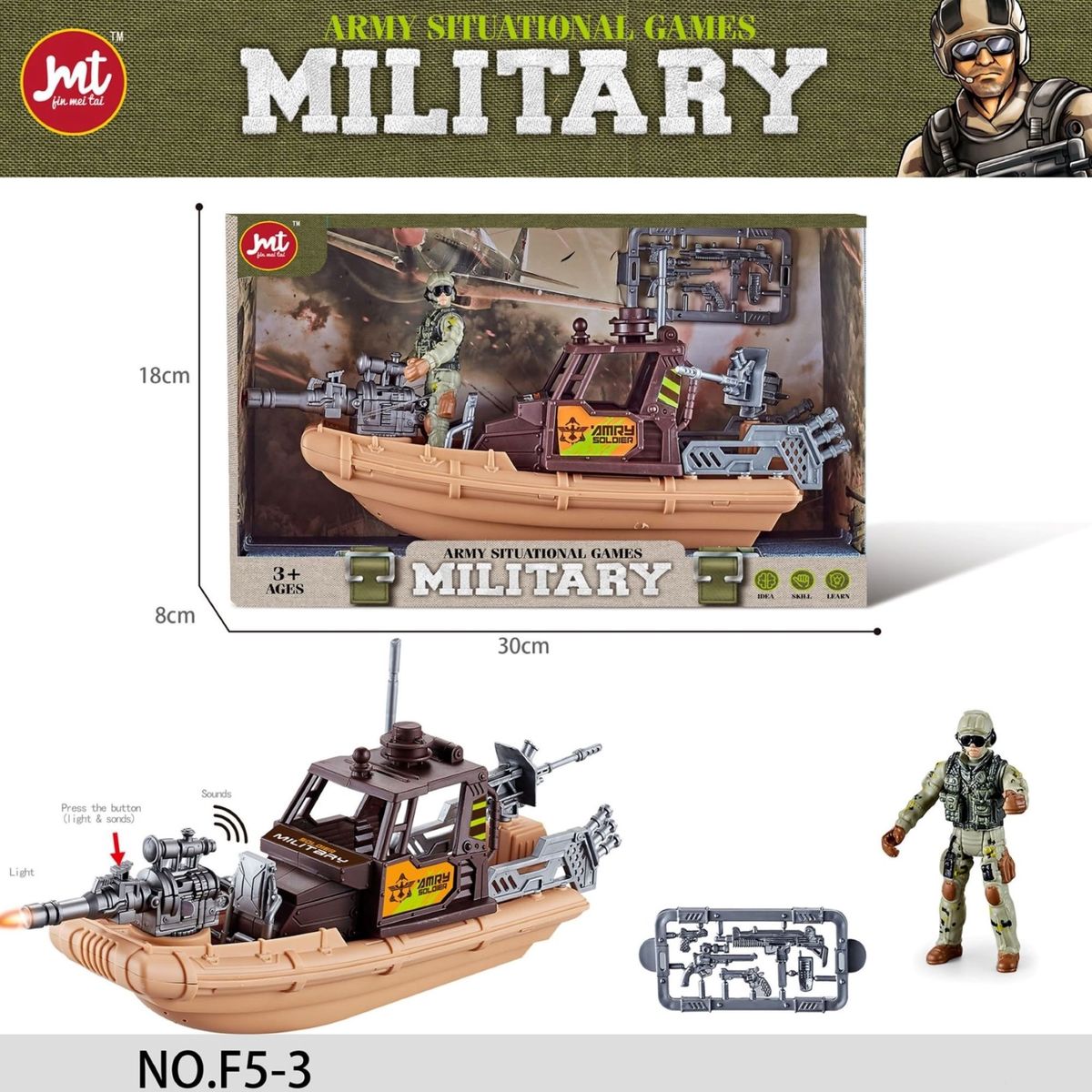 LOOMPA - Militar Army Situactional Game Military Caja