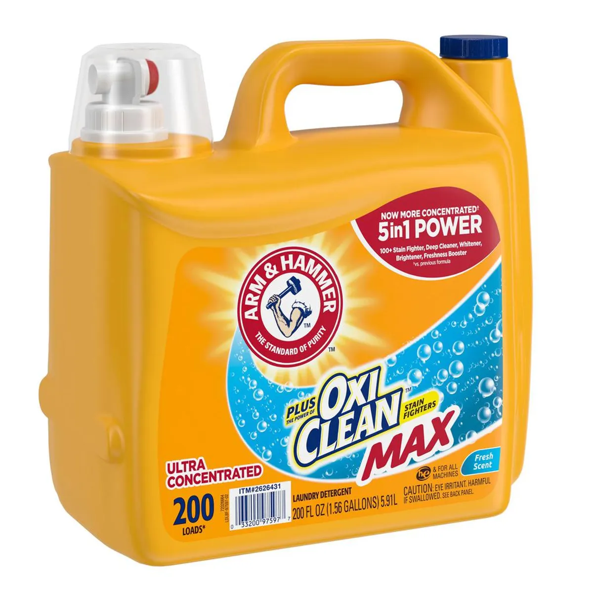 ARM & HAMMER - Detergente Ropa ARM & HAMMER C/Oxi Clean 5.91 L