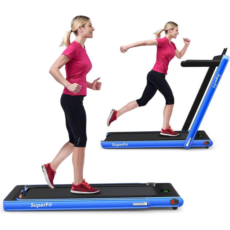 GYMAX - Caminadora GYMAX 2.25HP Plegable, App, Control Remoto, Compacta