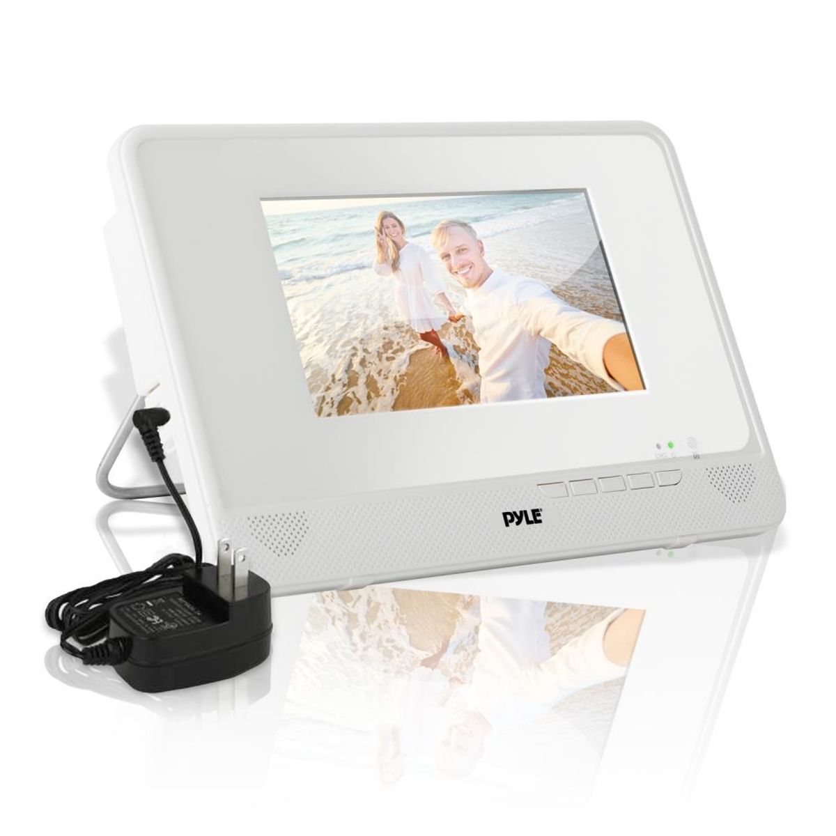 PYLEHOME - Reproductor de DVD portátil Blanco PYLE-HOME PLMRDV74
