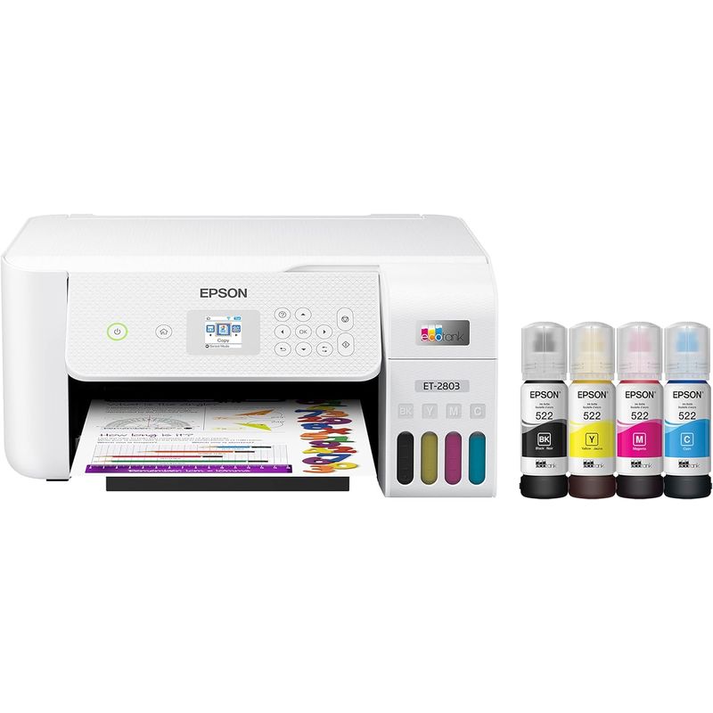 EPSON - Impresora Epson EcoTank ET-2803 Todo en Uno Sin Cartuchos