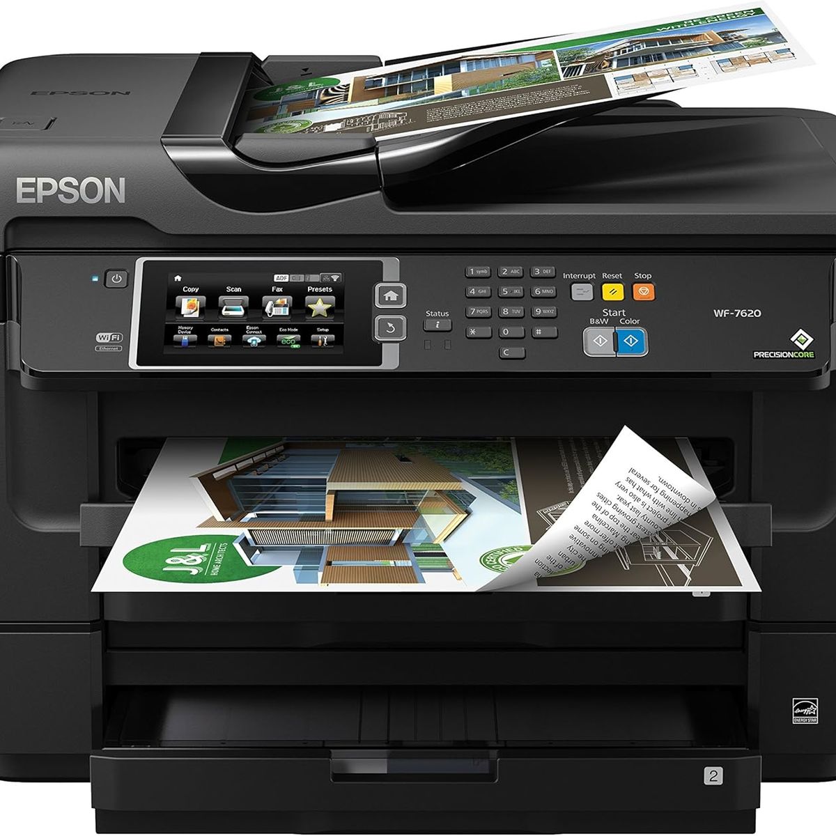 EPSON - Impresora Multifuncional Epson WF-7620 Inalámbrica y Scanner