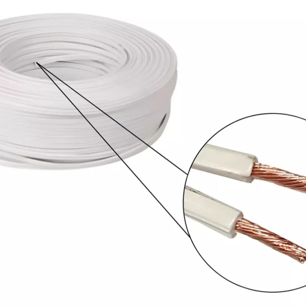 GENERICO - Cable Duplex 2 X 10 Rollo X 100 M