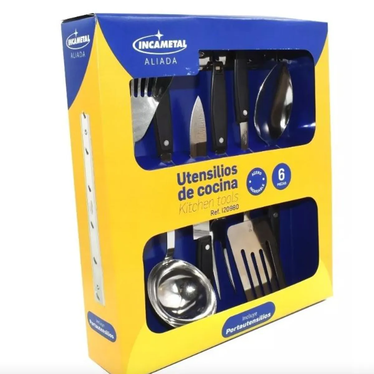 INCAMETAL - Set De Utensilios Incametal De Cocina X 6
