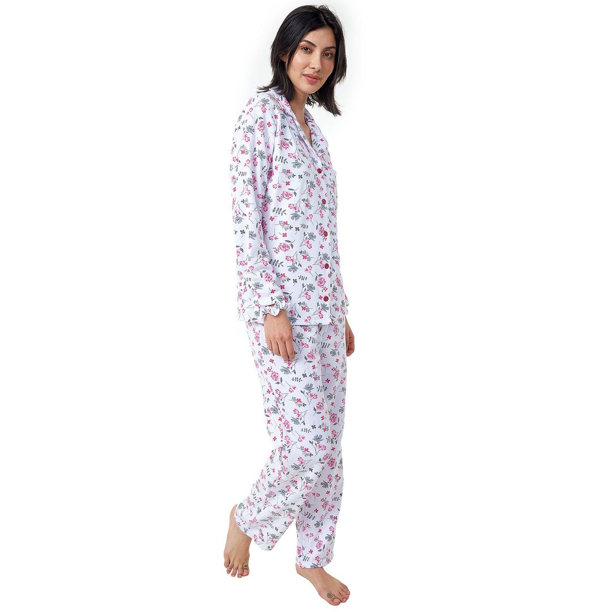 SANTANA - Pijama Mujer Daniela Gris