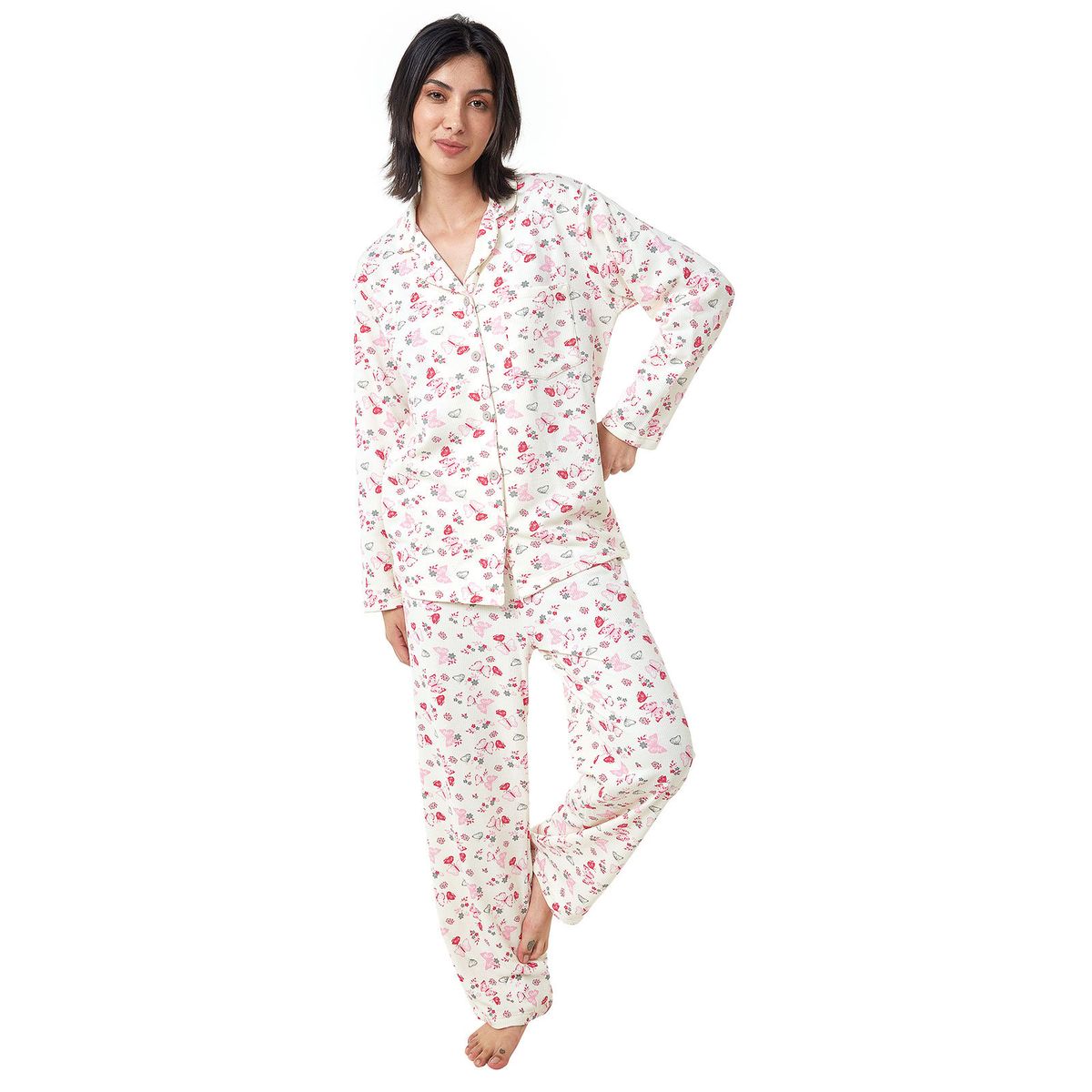 SANTANA - Pijama Mujer Daniela Fucsia