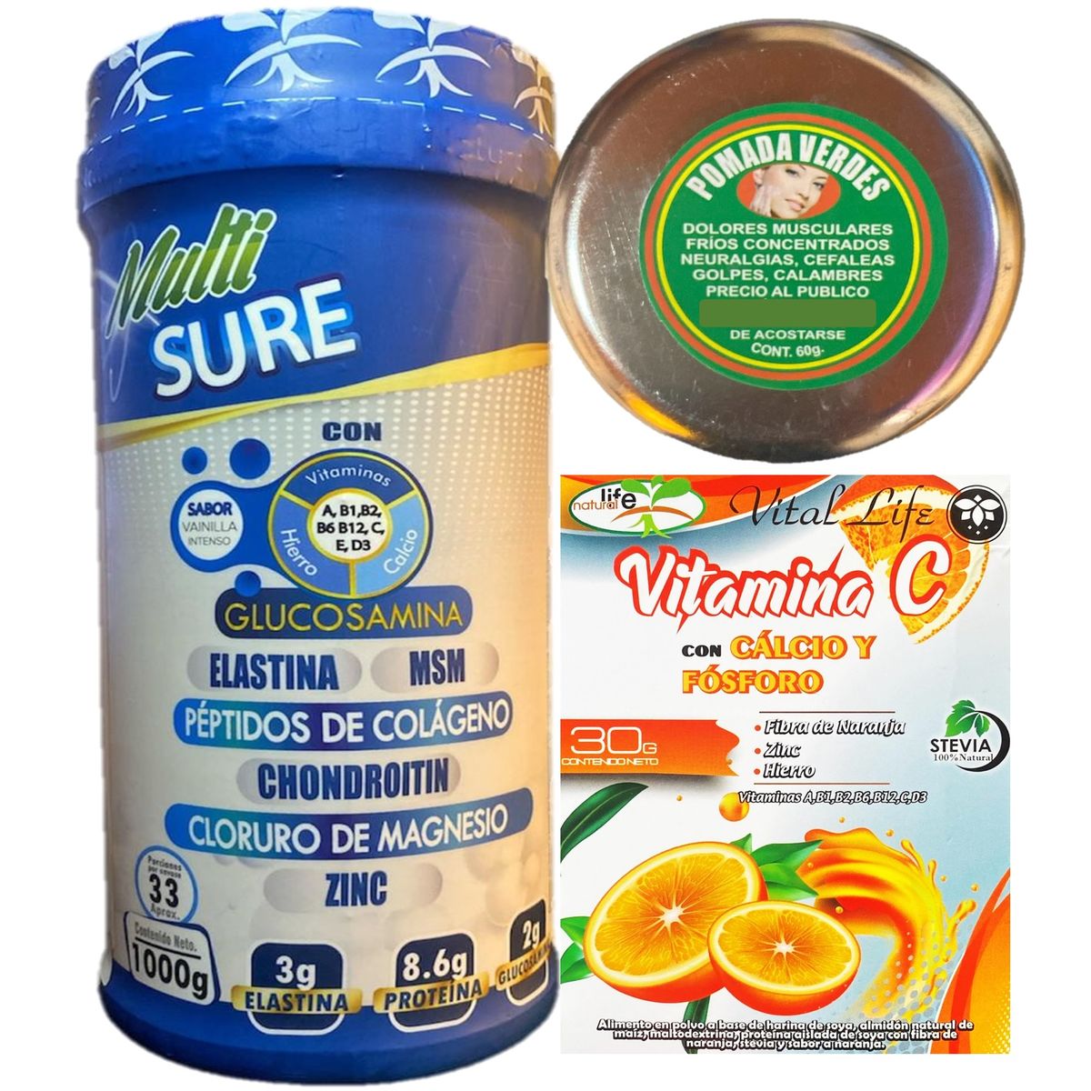 GENERICO - MULTISURE ADVANCE SURE + ZINC + CALCIO + REGALAZO
