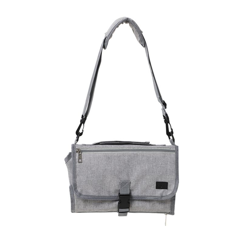 BIUM - Cambiador Portatil Para Bebe Bium Gris-cafe Tipo Maleta