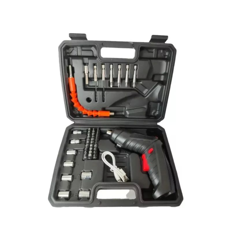 GENERICO - Kit Taladro Inalambrico Extensor Copas Puntas Destornillador