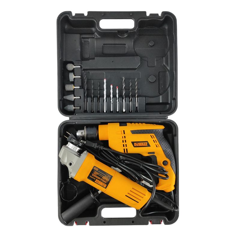 TALAMO HOGAR - Combo Taladro Percutor Y Pulidora 800W