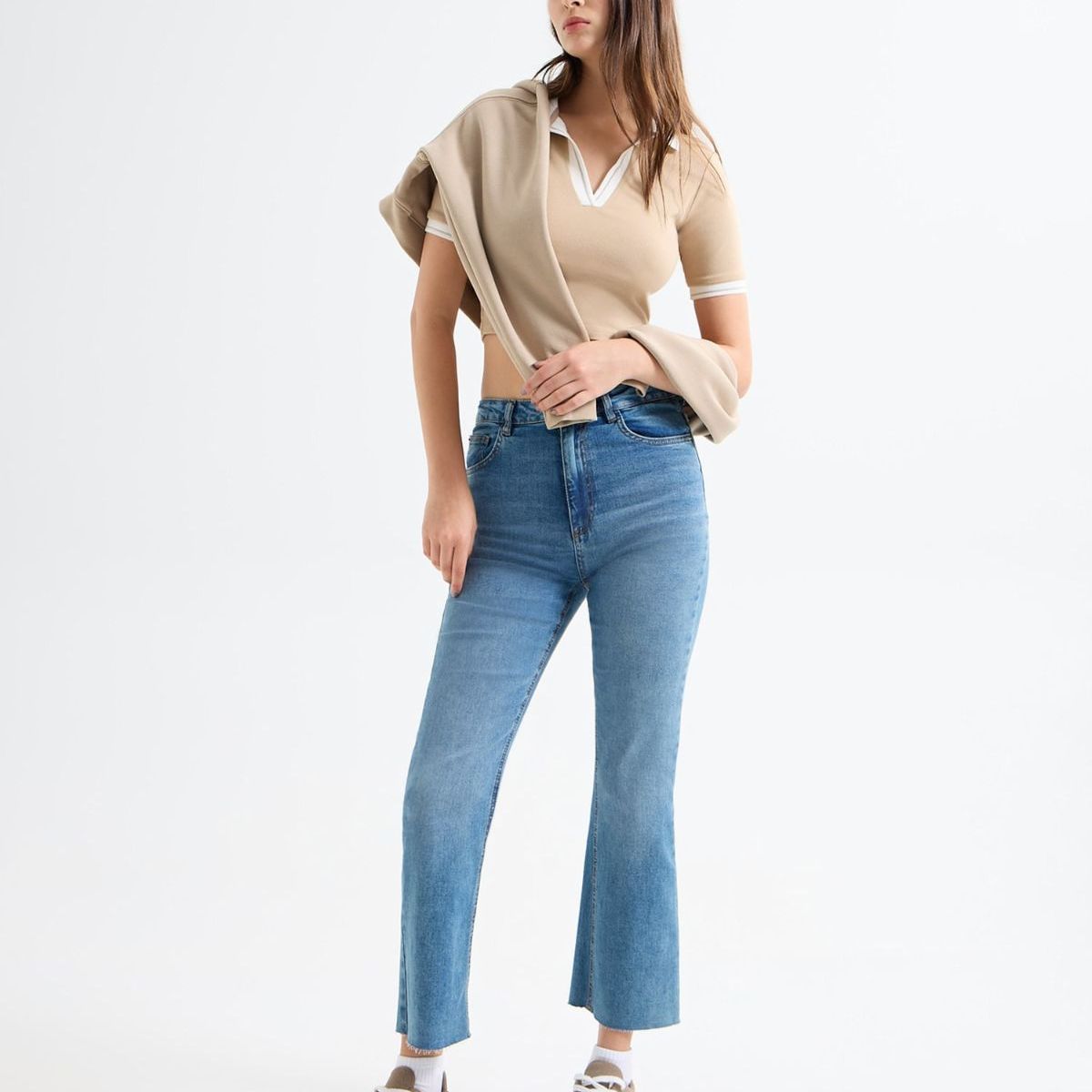 SEVEN SEVEN - Jean Para Mujer Flare Color Azul Medio Marca Seven Seven #28160933