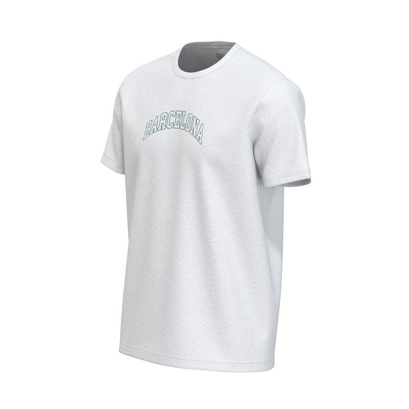 KOAJ - KOAJ Camiseta para hombre cuello redondo unicolor, elaborada Hombre