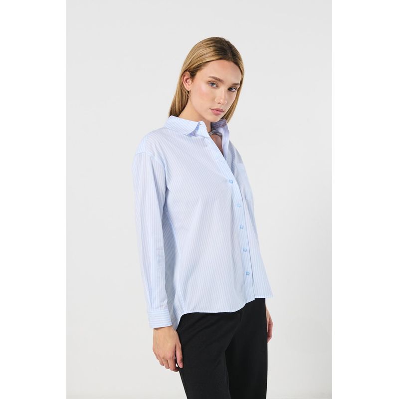 KOAJ - KOAJ BLUSA  CAMISERA OVERSIZE MANGA LARGA MUJER