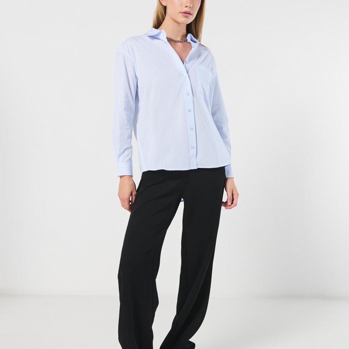 KOAJ - KOAJ BLUSA  CAMISERA OVERSIZE MANGA LARGA Mujer