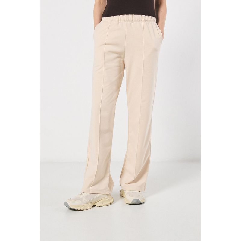 KOAJ - KOAJ Pantalón unicolor jogger con vena centrada y bota recta MUJER