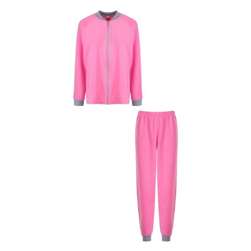 SANTANA - Pijama Junior Térmica Rosado