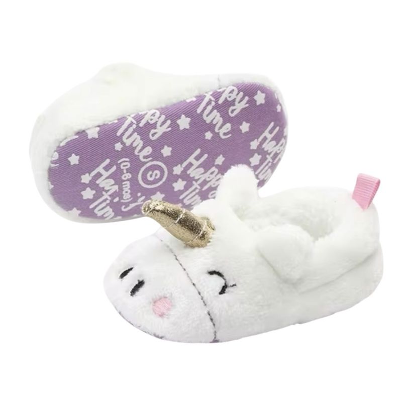 GENERICO - Babuchas Pantuflas De Unicornio Bebe Niña