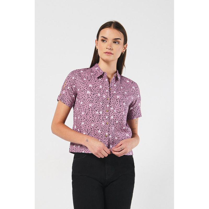 KOAJ - KOAJ BLUSA CAMISERA CROP MANGA CORTA. MUJER