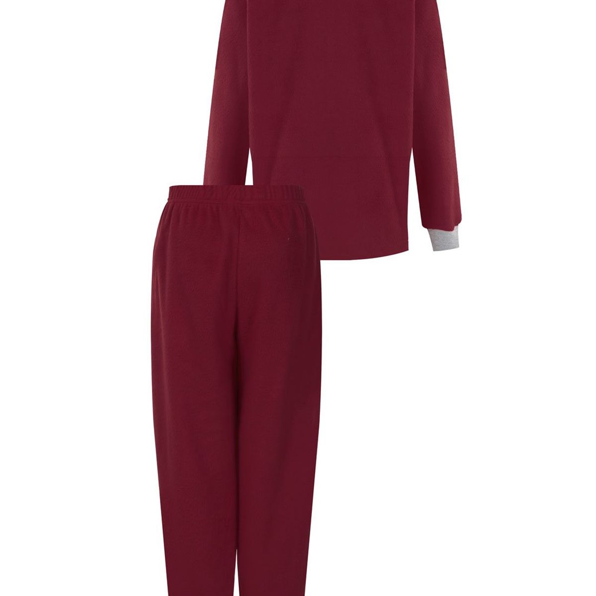 SANTANA - Pijama Junior Térmica Burdeos