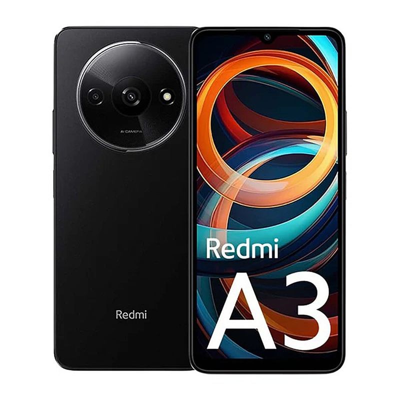 XIAOMI - Celular Xiaomi Redmi A3 128GB 4GB RAM Ampliable a 8GB Negro